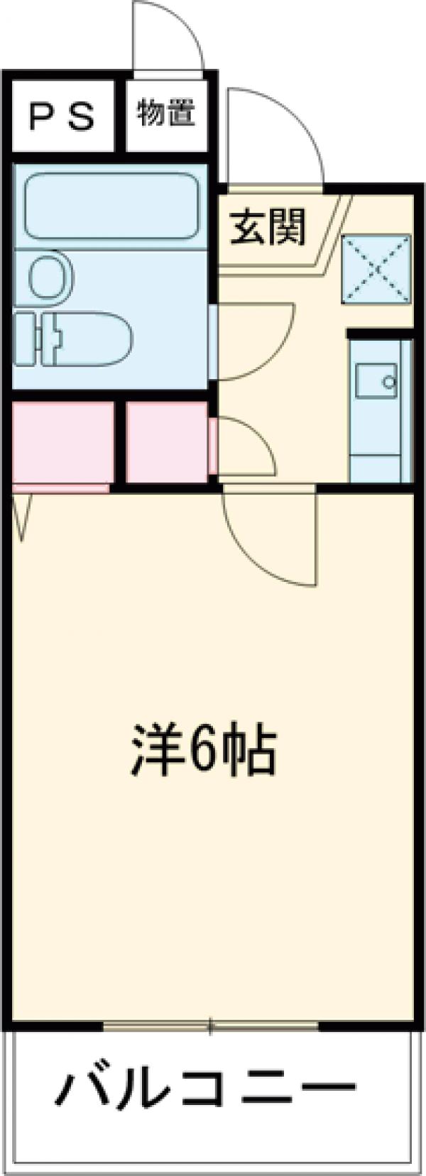 ロジュマン海塚Ⅰの間取り