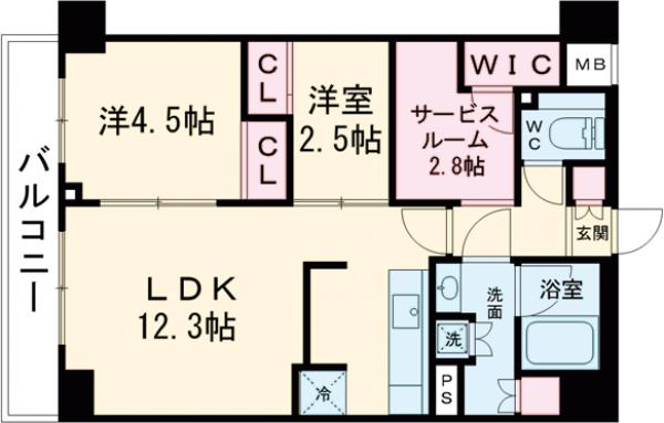 コンフォリア東葛西の間取り