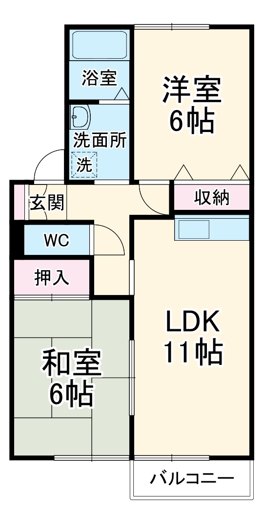 メゾン欅の間取り