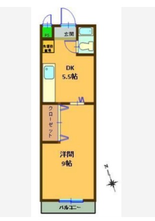 サントピアマンションの間取り