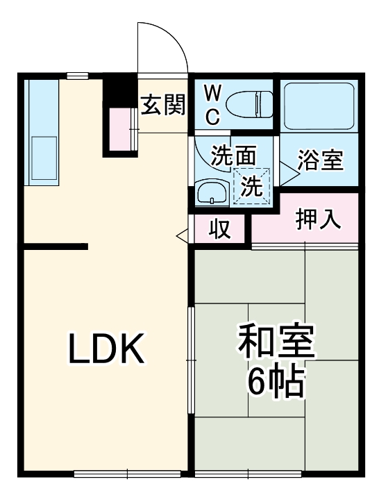 藤ハイツの間取り