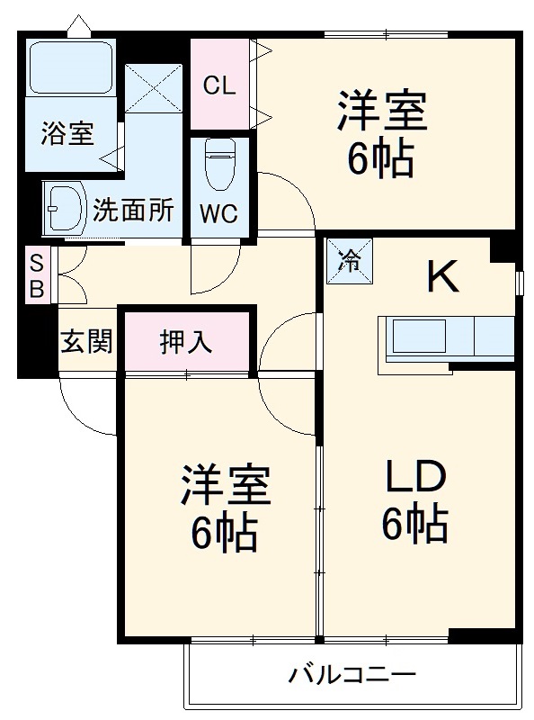 サンガーデンM’Sの間取り