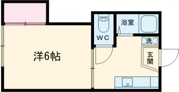 いづみハイツ　Ａ棟・103号室の間取り