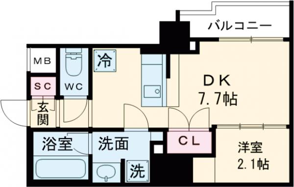 コンフォリア東葛西の間取り