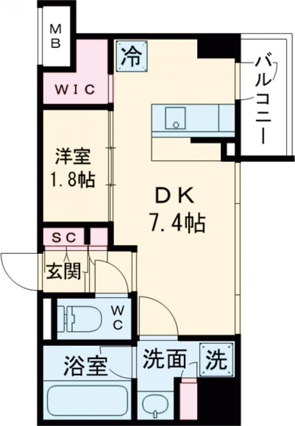 コンフォリア東葛西の間取り