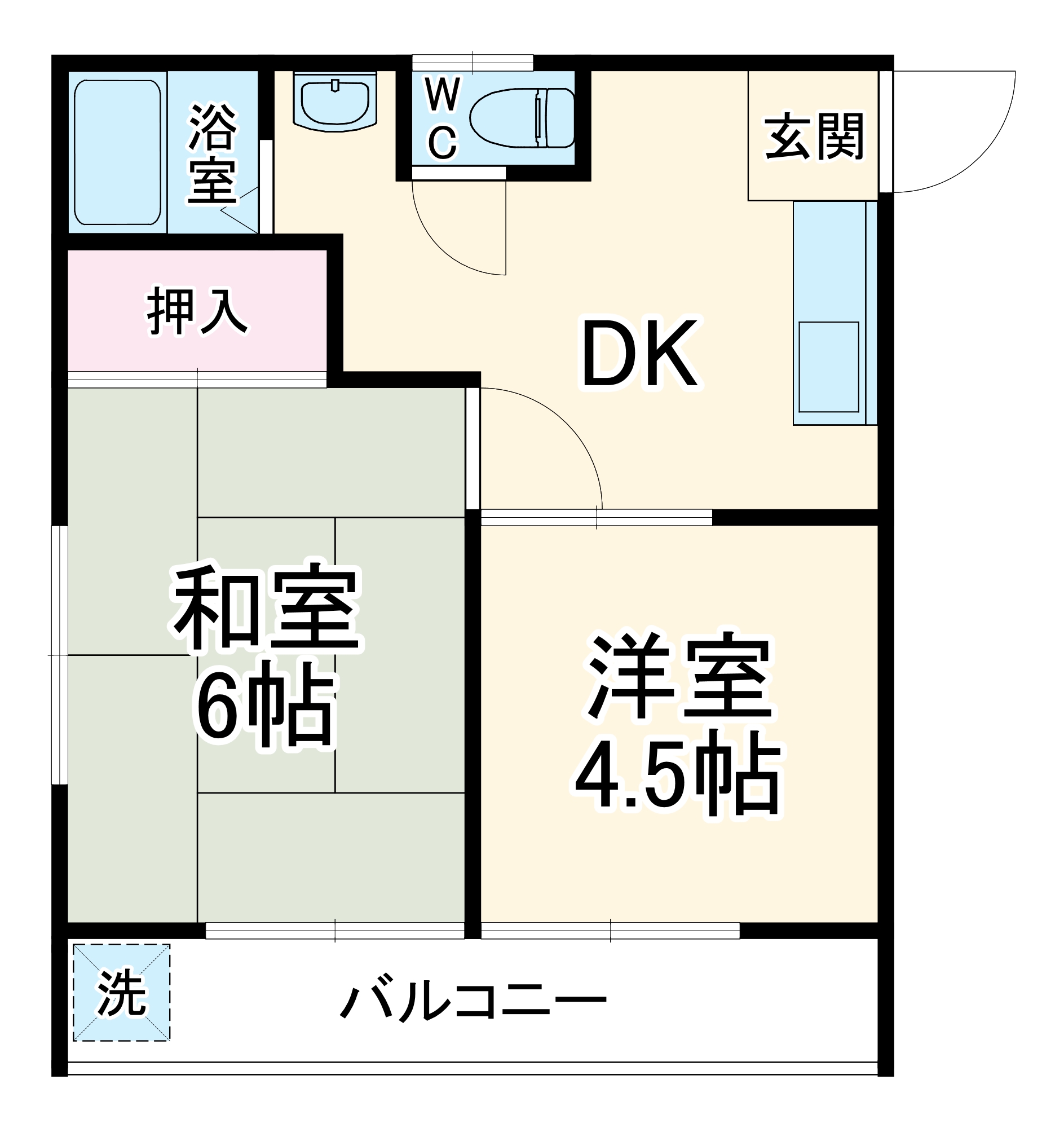 メゾンハシモトの間取り