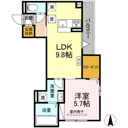 ボヌールの間取り