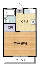 コーポニューロードの間取り