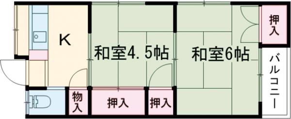 小川荘の間取り