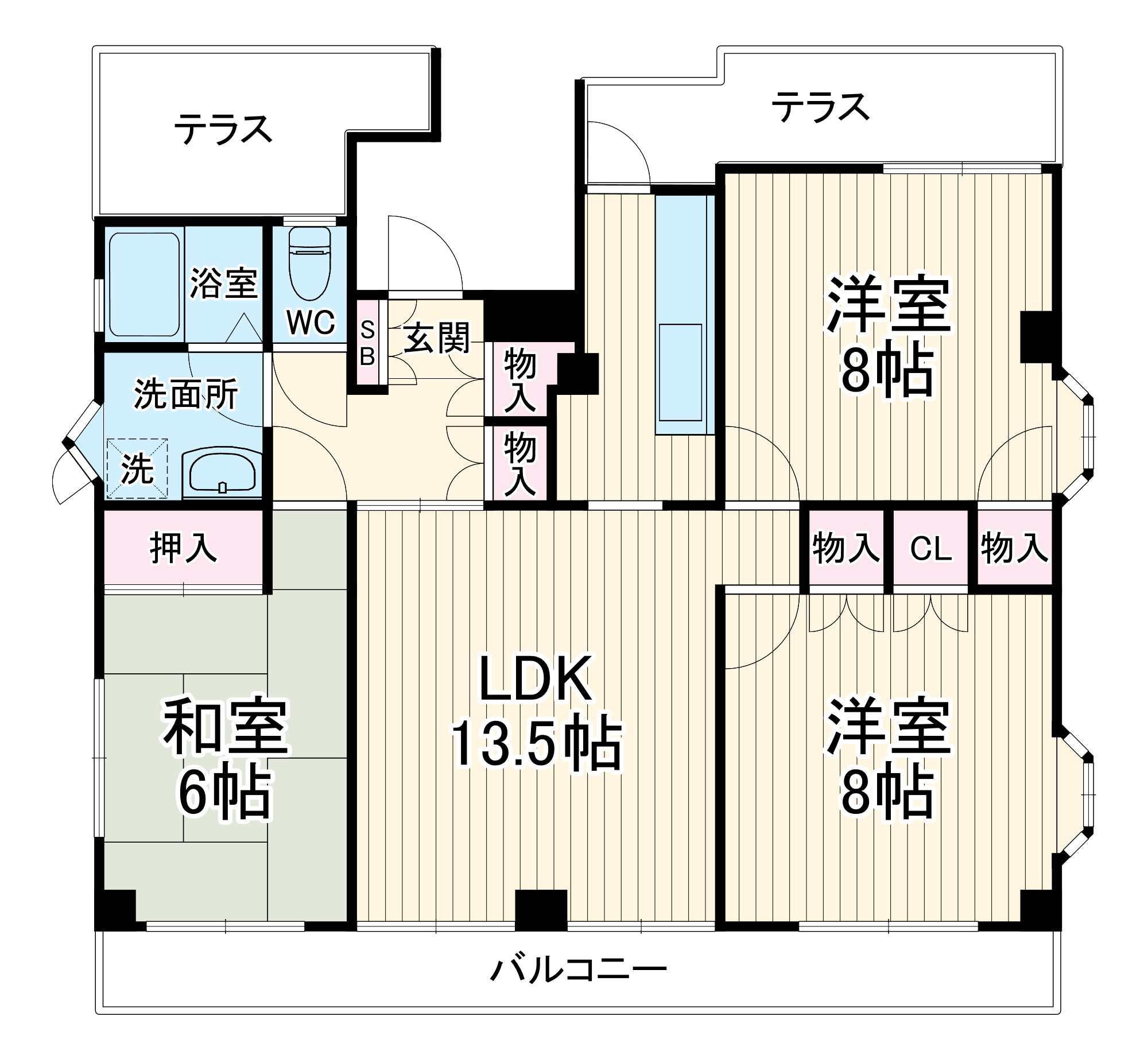 メゾンアタカの間取り
