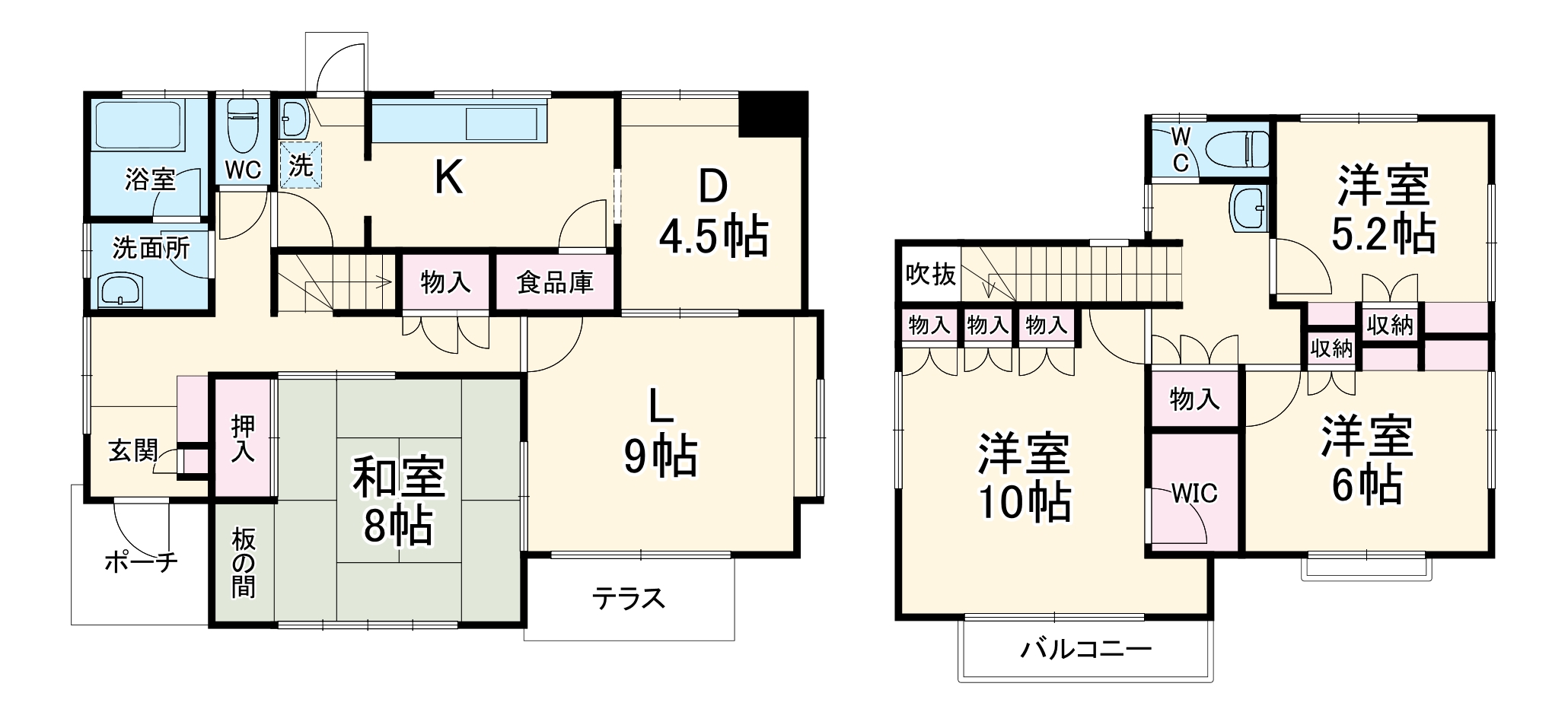 長崎一丁目貸家の間取り