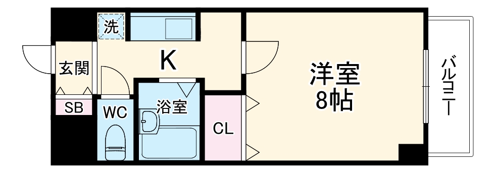 カーサクレールの間取り