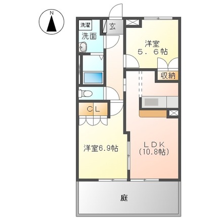 ジョイ パティオの間取り