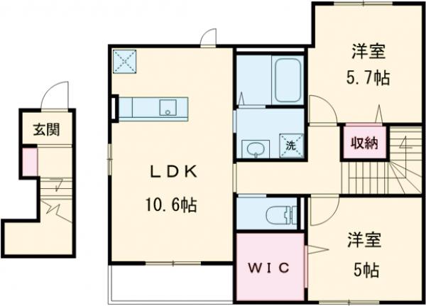 ラフェリアの間取り
