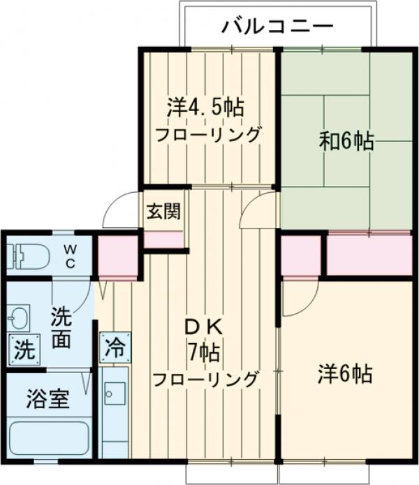 サンシティLの間取り