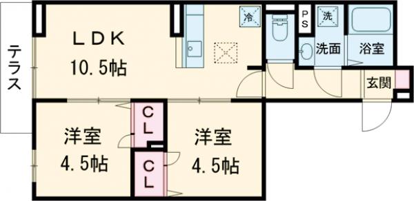 (仮称)南花畑3丁目PJ の間取り