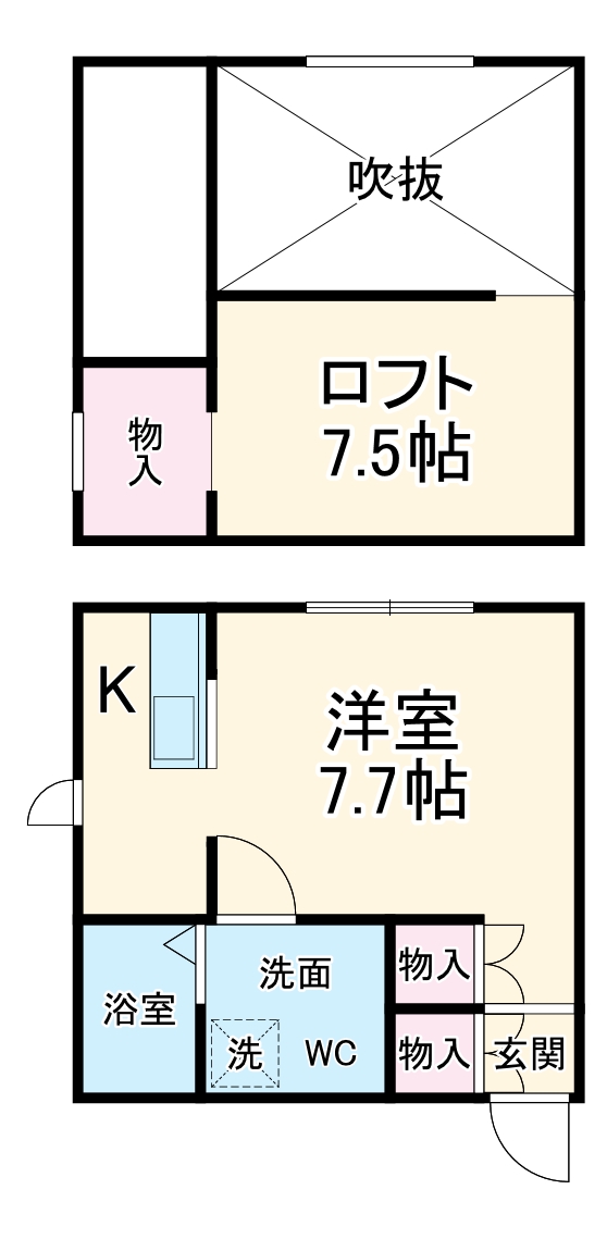 プリマG壱番館の間取り