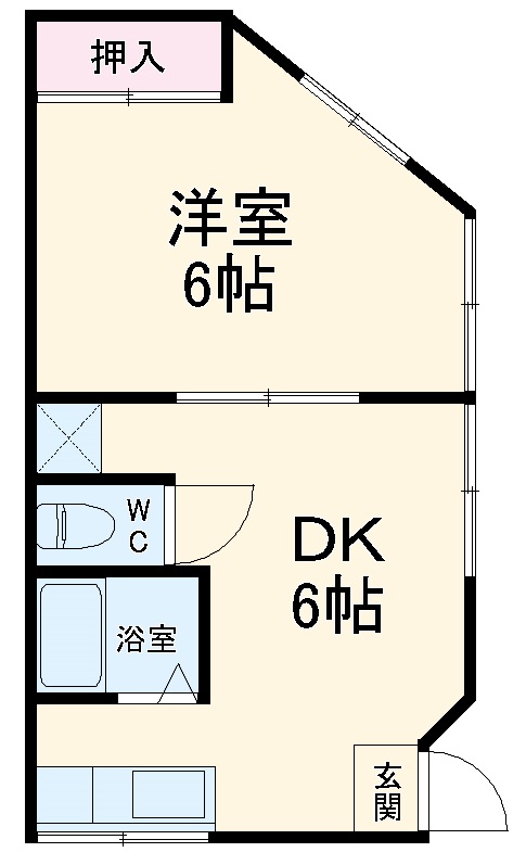 野本ハイツの間取り
