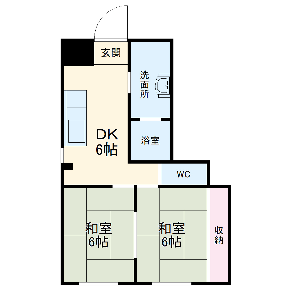 山田ビルの間取り