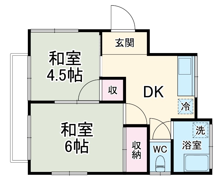 高梨貸家の間取り