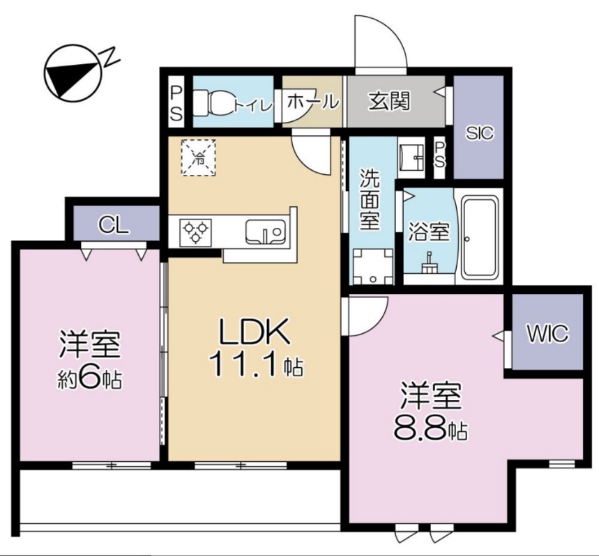 Bellis吉祥寺の間取り