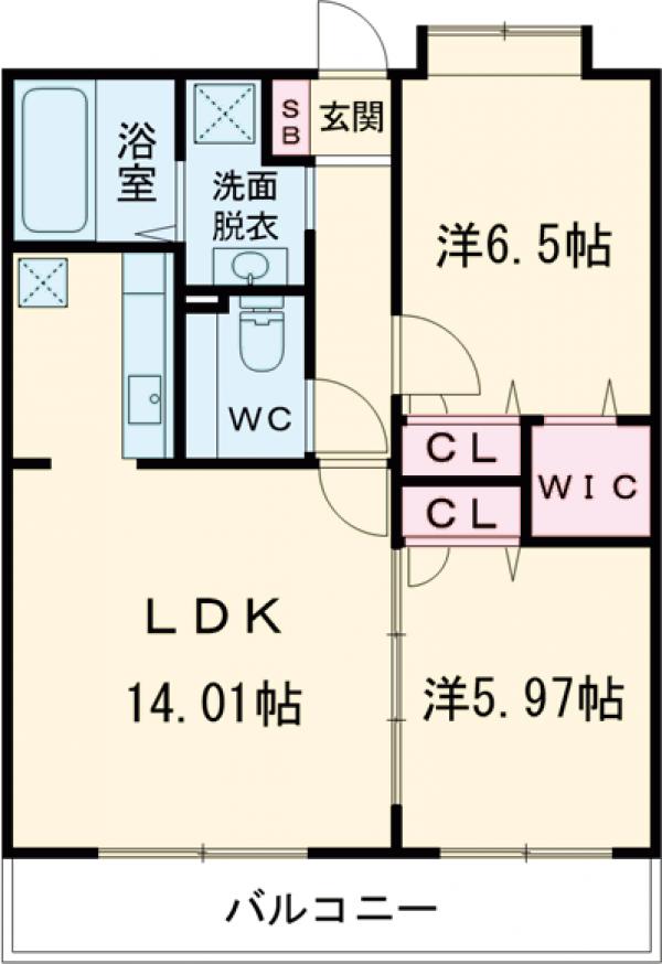 ニューベリーヒルズ空港南の間取り