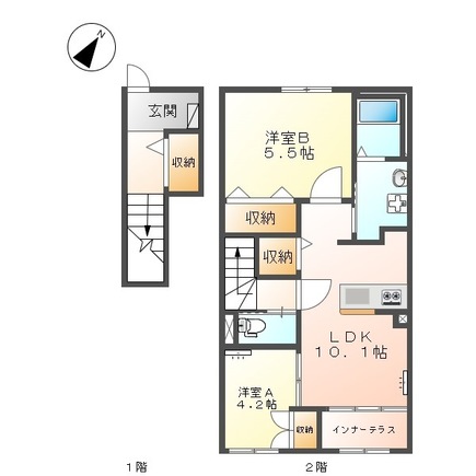 キャメロット八王子の間取り