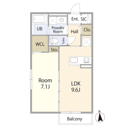 エテルノヴァローレ入間の間取り