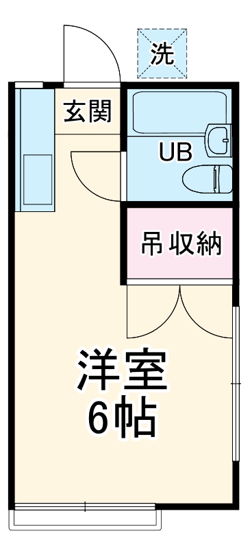 芙蓉ハイツ・101号室の間取り