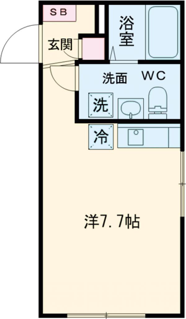 Ｆｌｅｕｒ千歳船橋・302号室の間取り