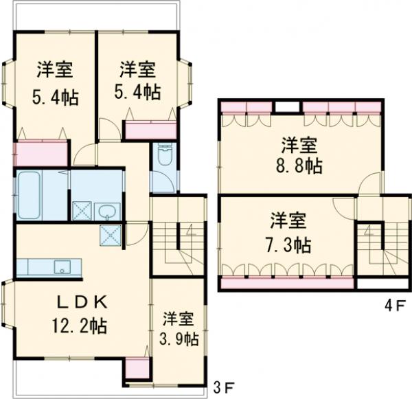 リオグランデ綾瀬の間取り