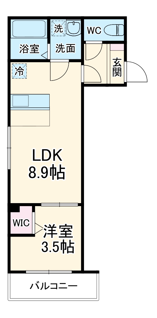 ベストステージ谷塚南の間取り
