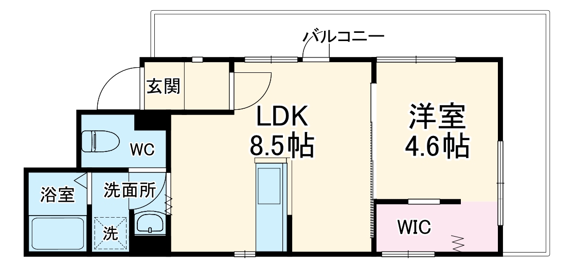 フォートレス神崎川の間取り