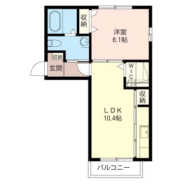 パスティヤージュAの間取り