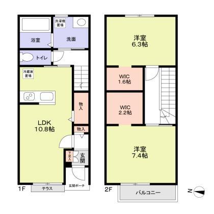 クレールの間取り