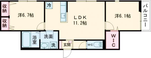 Casa Rosetoの間取り