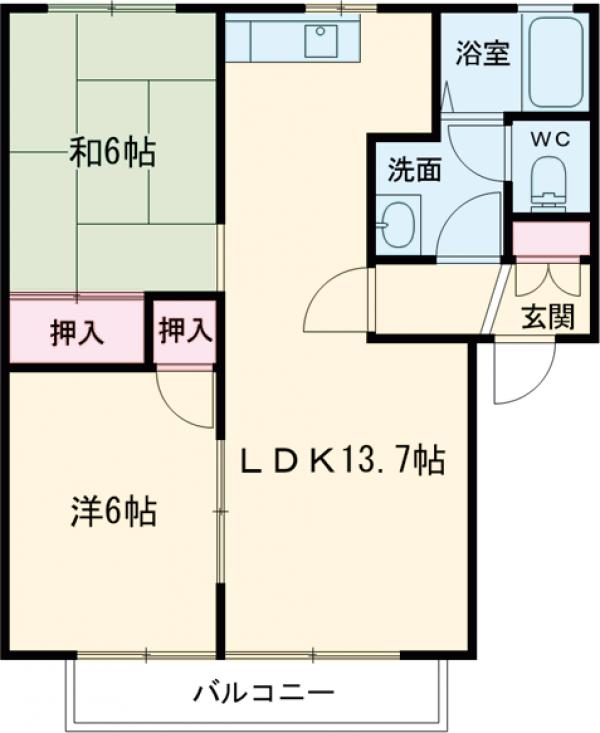 ディアス赤坂の間取り