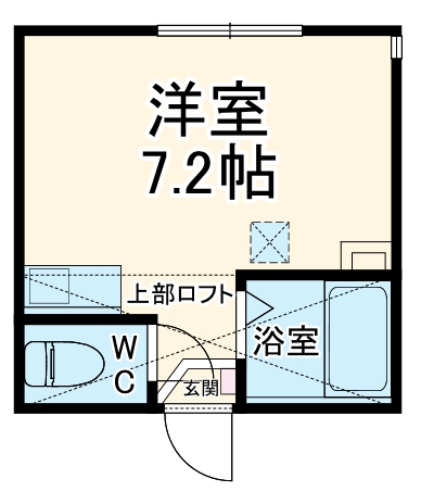 ユナイト山手ヴィットーリオ・205号室の間取り