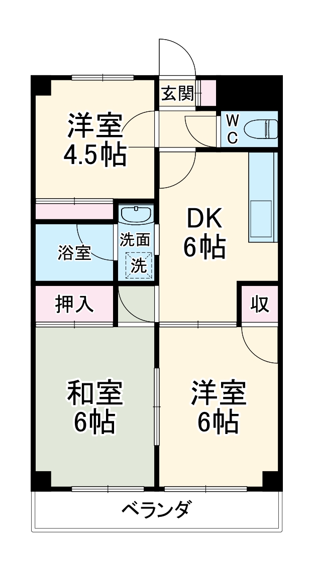 高橋マンション銀座の間取り