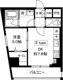 Milebel　chitosedai・211号室の間取り