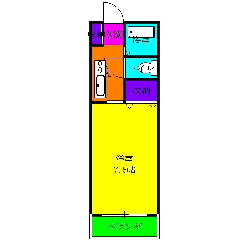 コスモス10の間取り