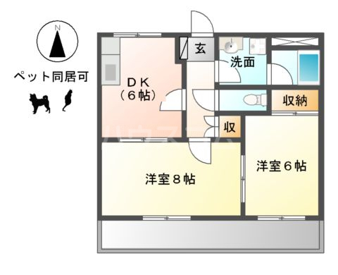 メゾンTKの間取り