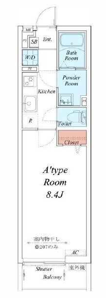 リブリ・Omiya Hongoの間取り