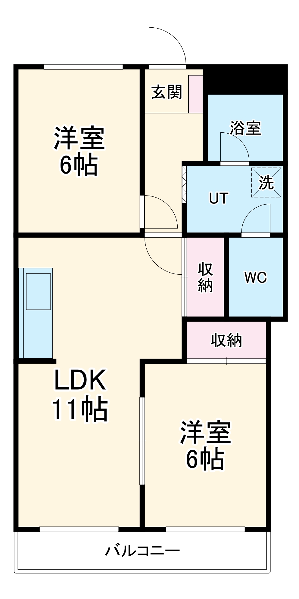 セントール原の間取り