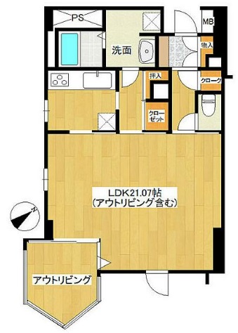 アネーロ上粕屋の間取り