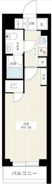 スカイコートパレス小竹向原の間取り