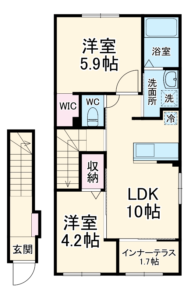 メゾン豊(ho)の間取り