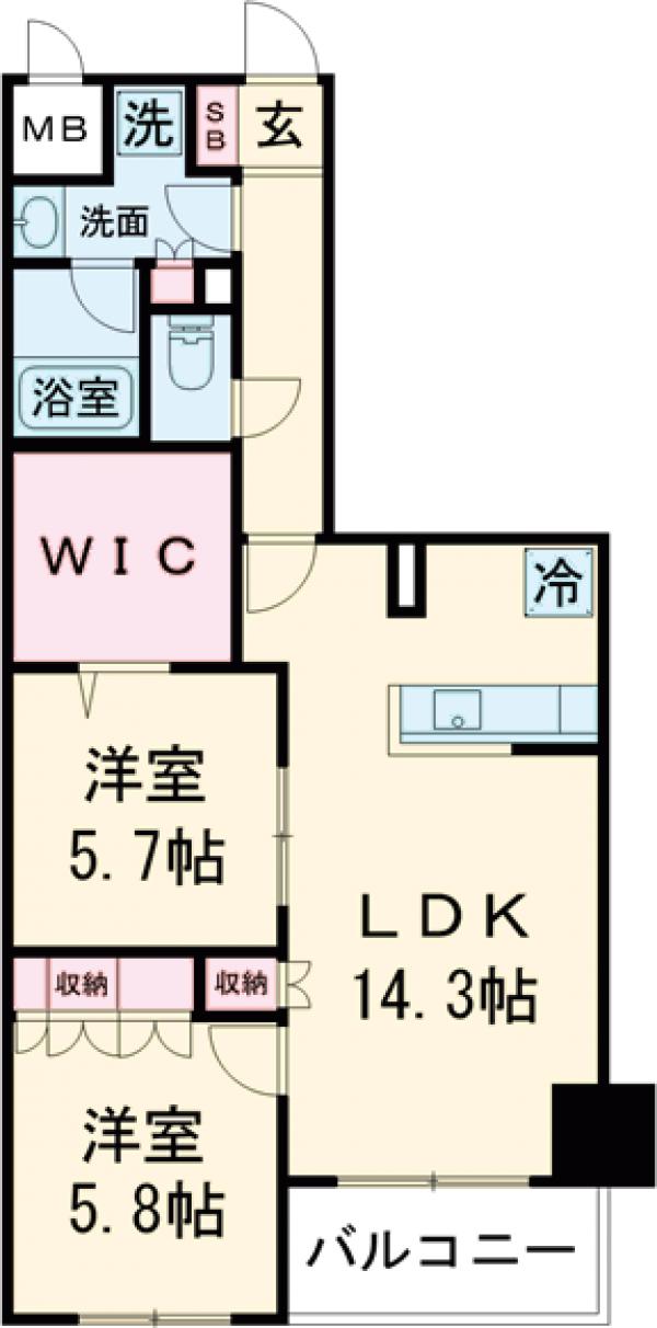サンジョイアゼロの間取り