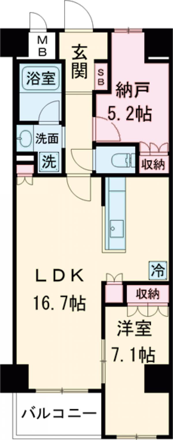 サンジョイアゼロの間取り