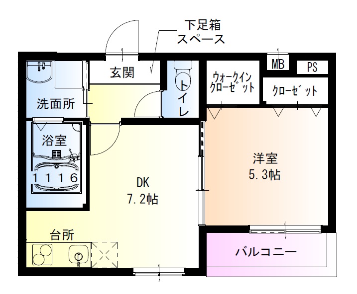 フジパレス高石駅北Ⅴ番館の間取り